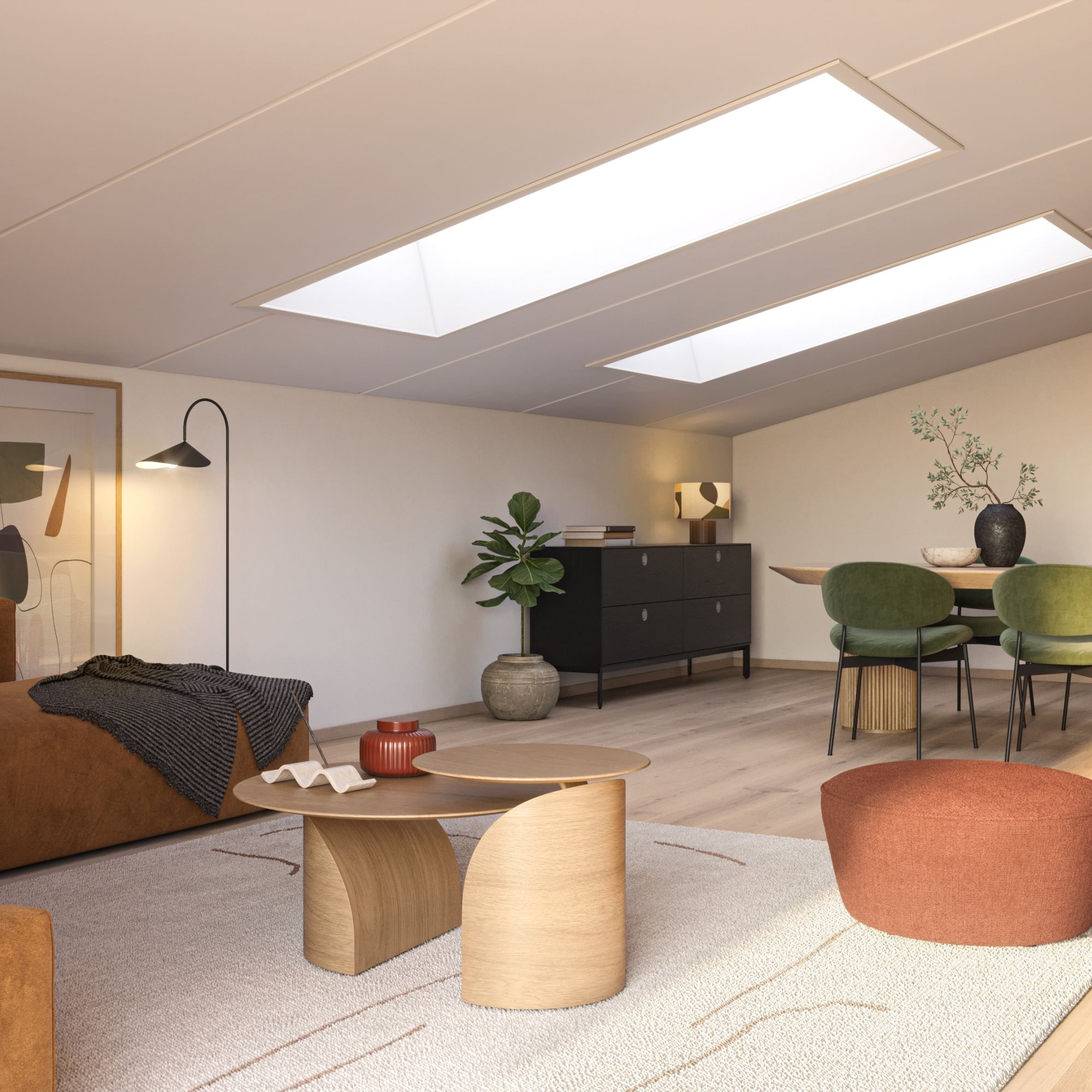 Gartnersletta BT2 Parsellhaven Interioer Vinkel 04 H404 Stue Kjoekken v2 Plyo