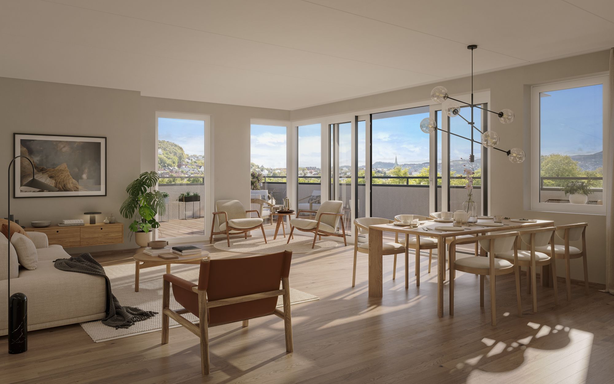 Lillebytunet trinn 2 Interior Vinkel 05 D 703 Stue Kjoekken Plyo v3