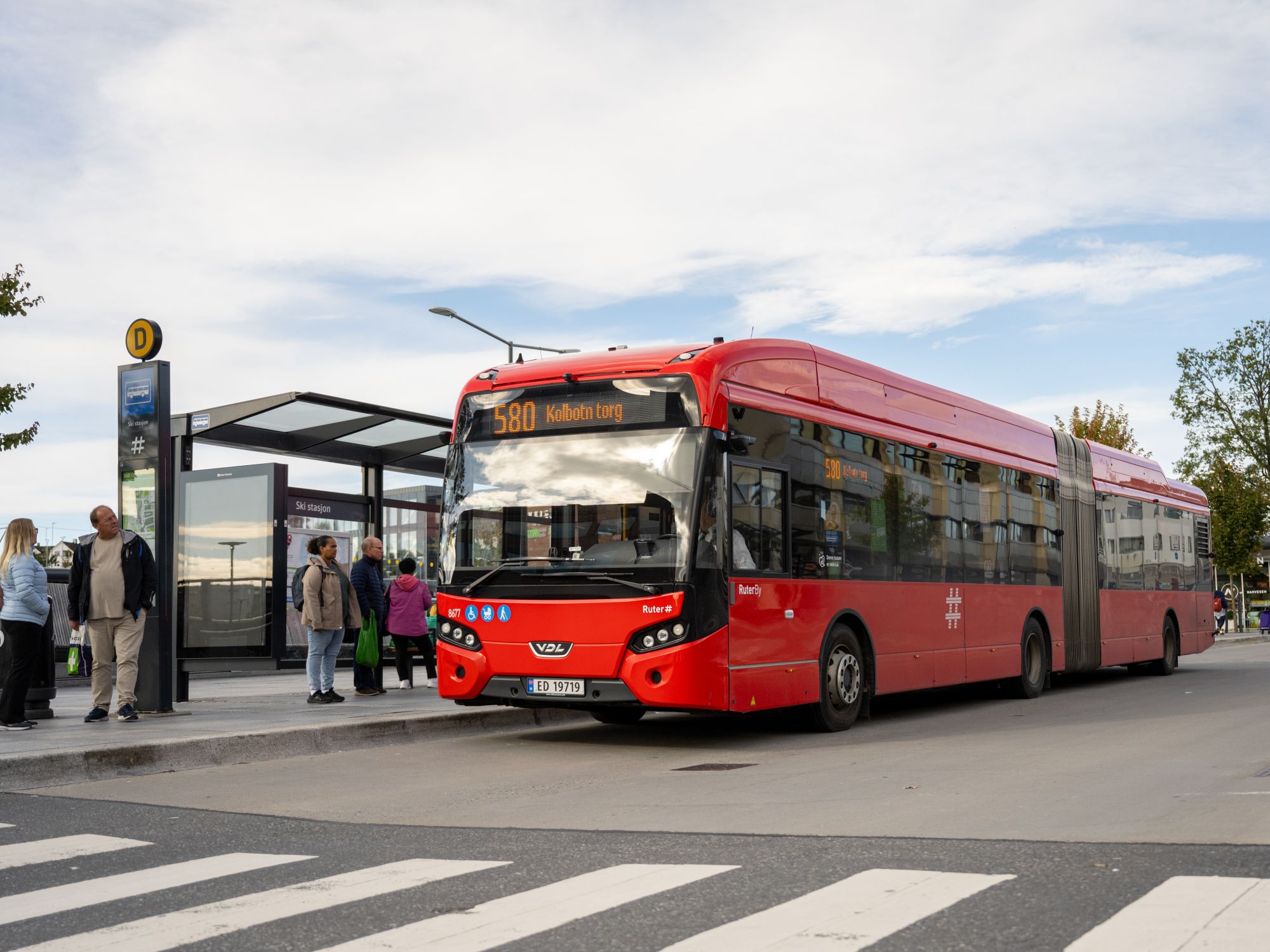 Buss kort vei fra Villenga